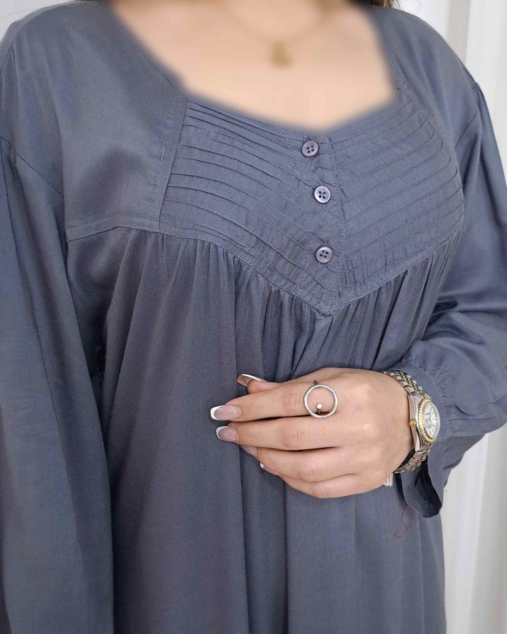 پیراهن تک رنگ ماماسایز