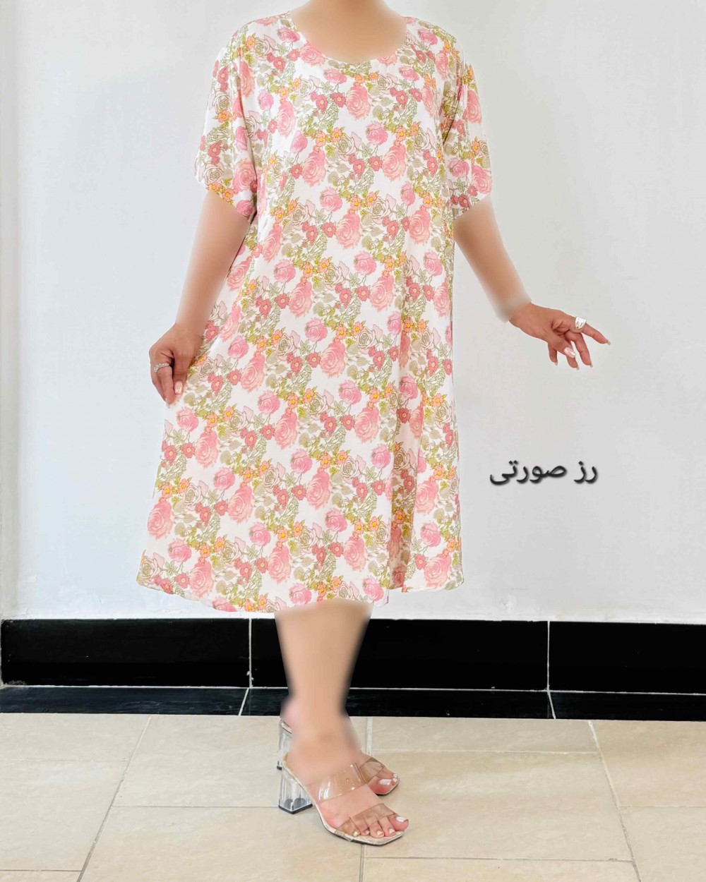 پیراهن نخی زنانه