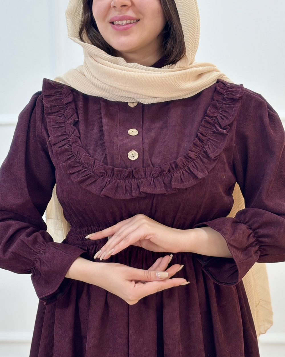 پیراهن زنانه نازلی┃حسام استایل
