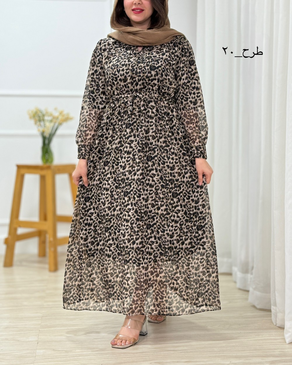 پیراهن حریر نوگل