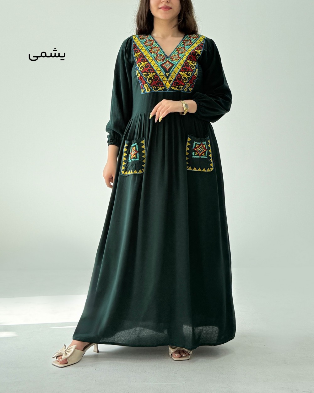 پیراهن زنانه کتیبه┃حسام استایل