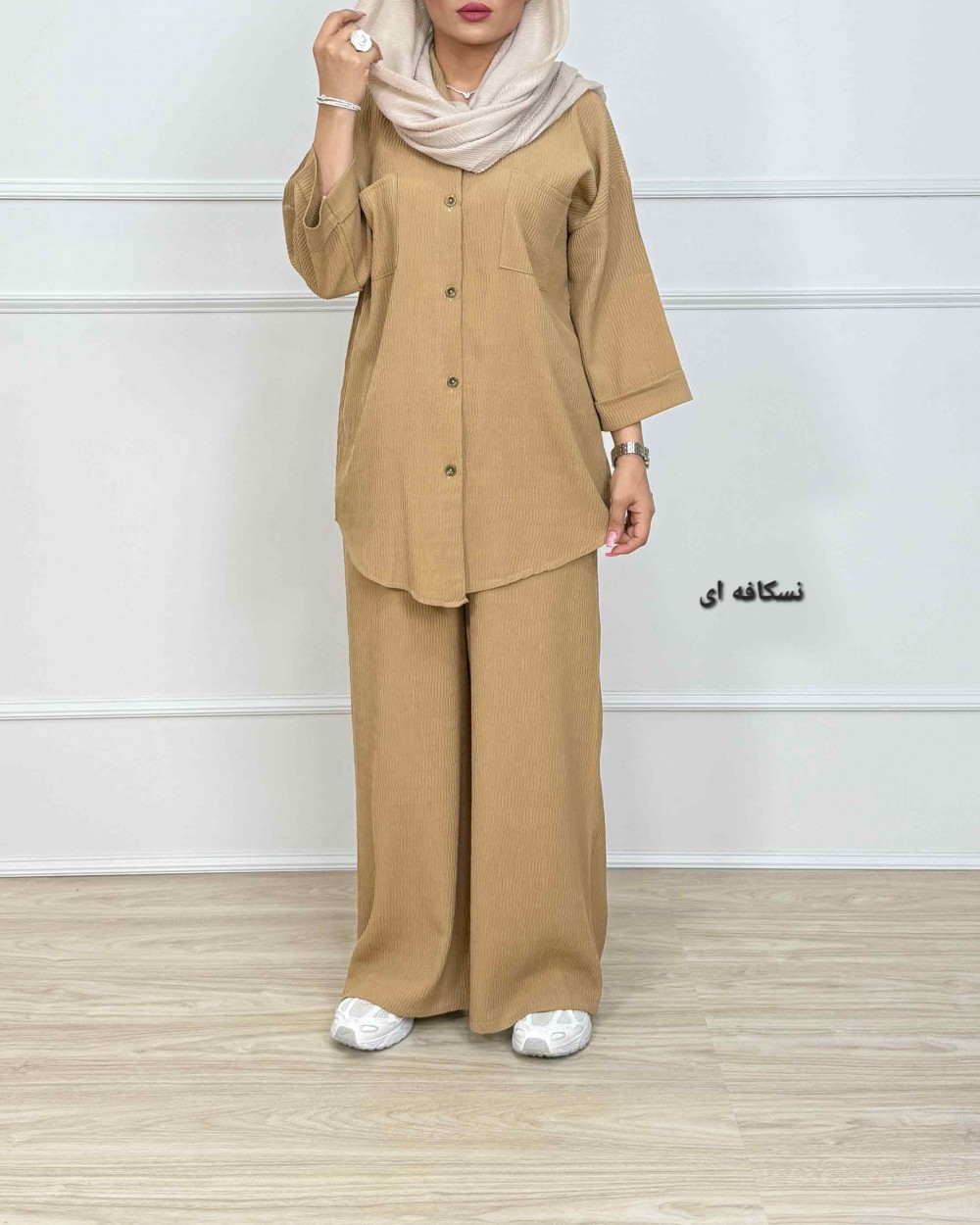 ست دلاویز _ کد 1223 ( ست مانتو و شلوار زنانه )