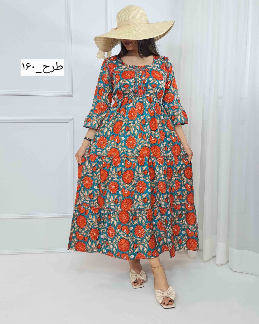 پیراهن نارسیس 2 _کد 398 پیراهن ساحلی