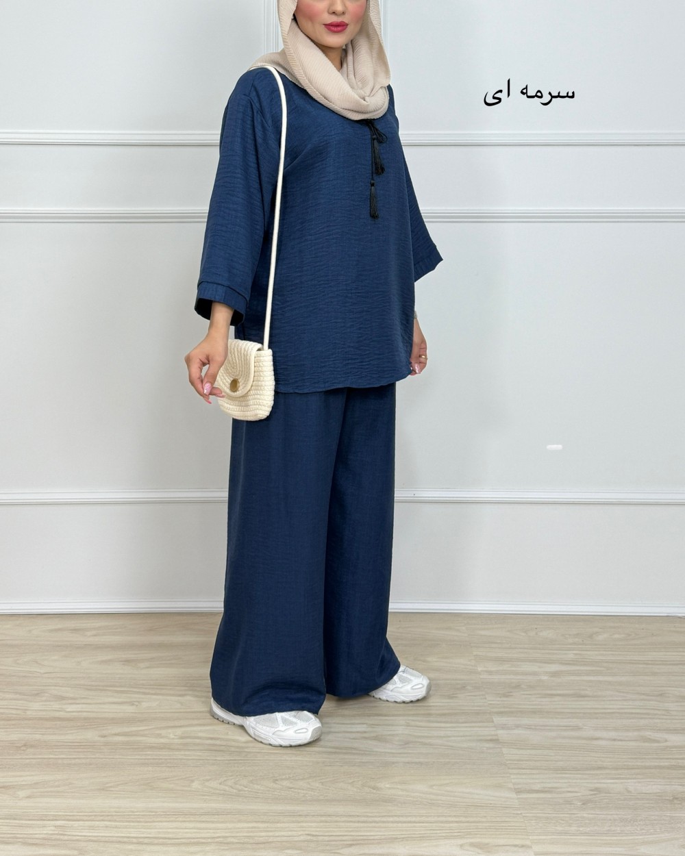 ست تابان _ کد 1184 ( ست تونیک شلوار زنانه شانتون )