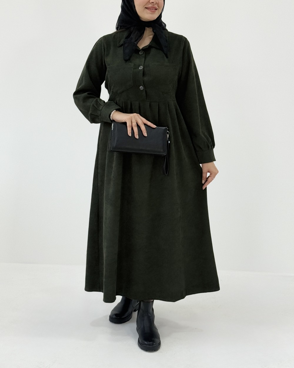 پیراهن مانتویی آیناز کد محصول 1453