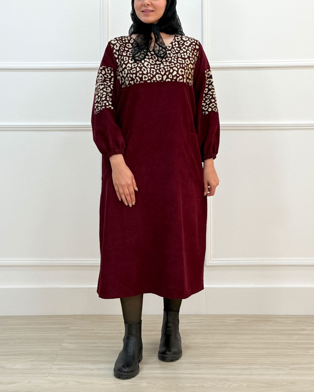 پیراهن پلنگی نیایش کد محصول 895