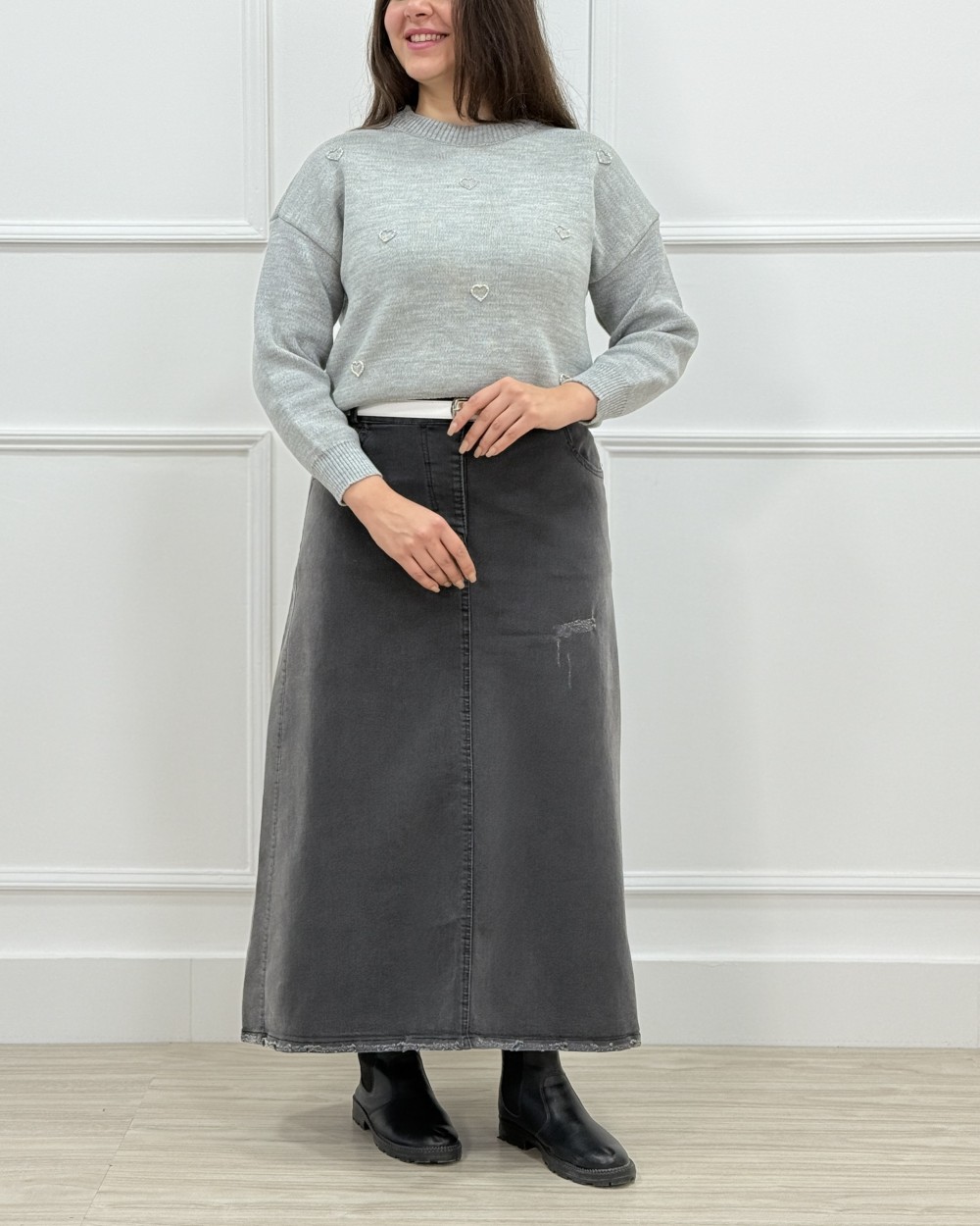 دامن جین کد محصول 1485