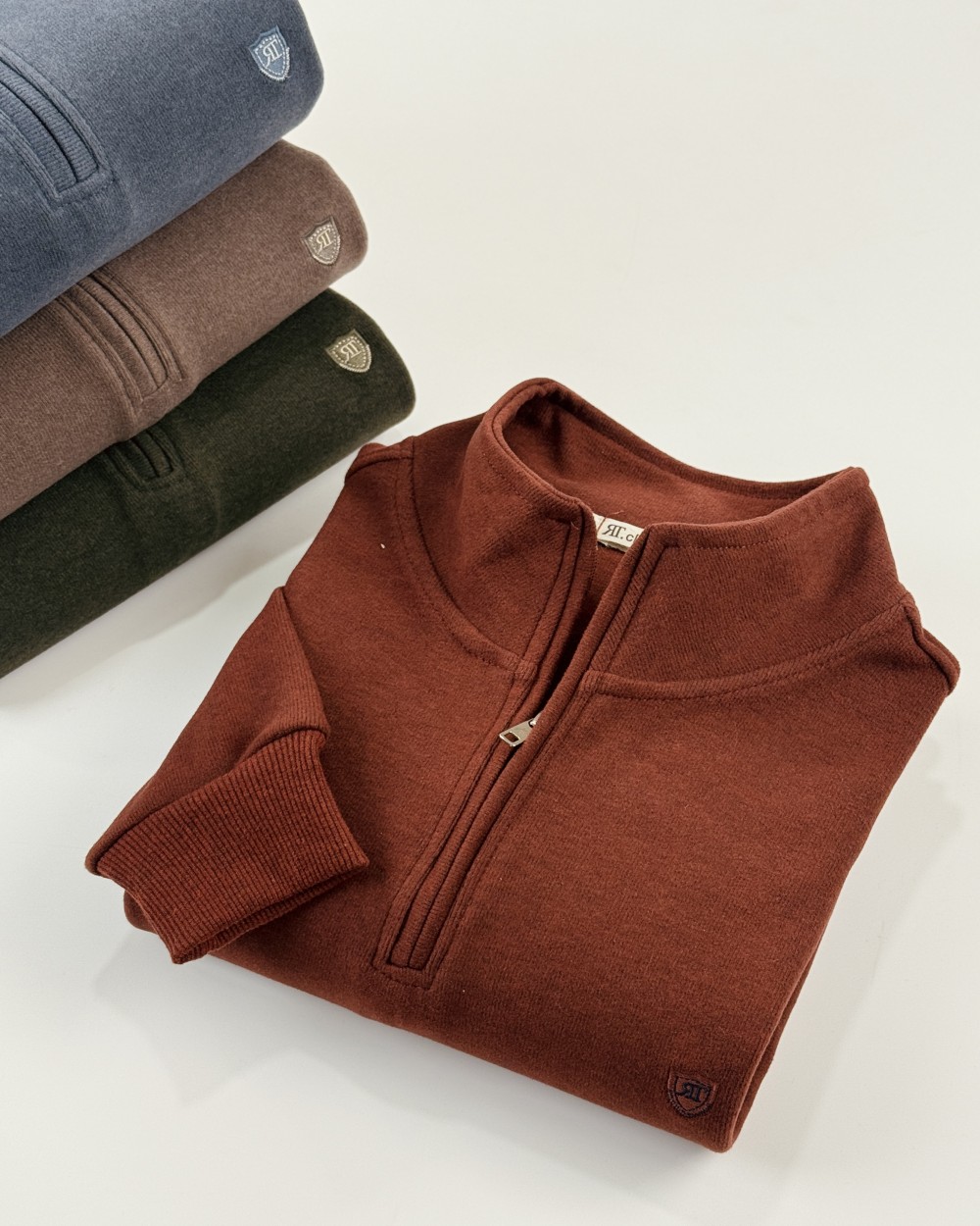 پلیور سلانیک نیم زیب - کد محصول 1505