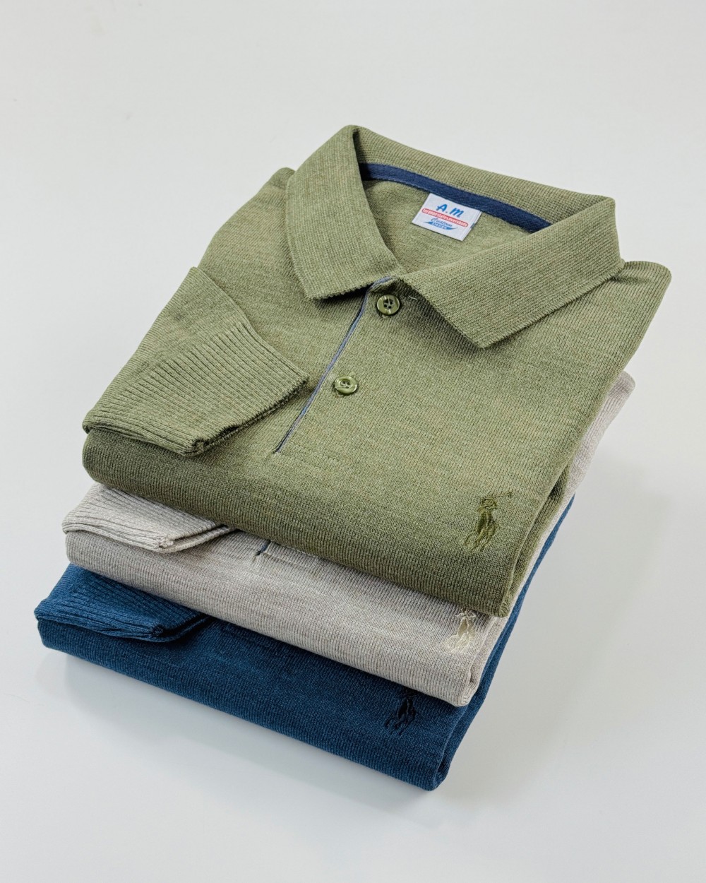 پلیور بافت یقه دکمه دار کد محصول 1522