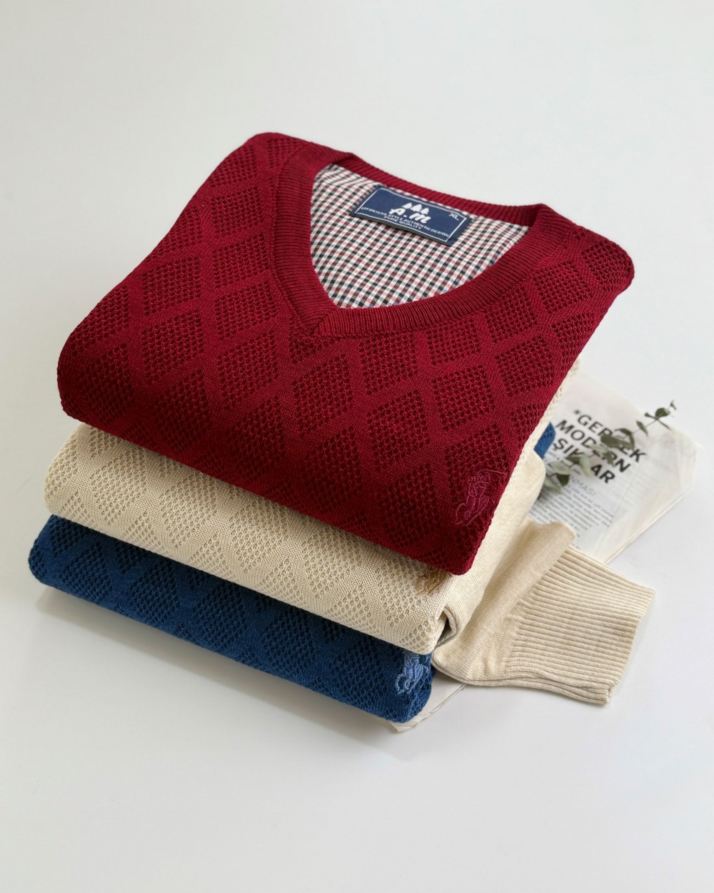 پلیور یقه هفت دامون کد محصول 1418