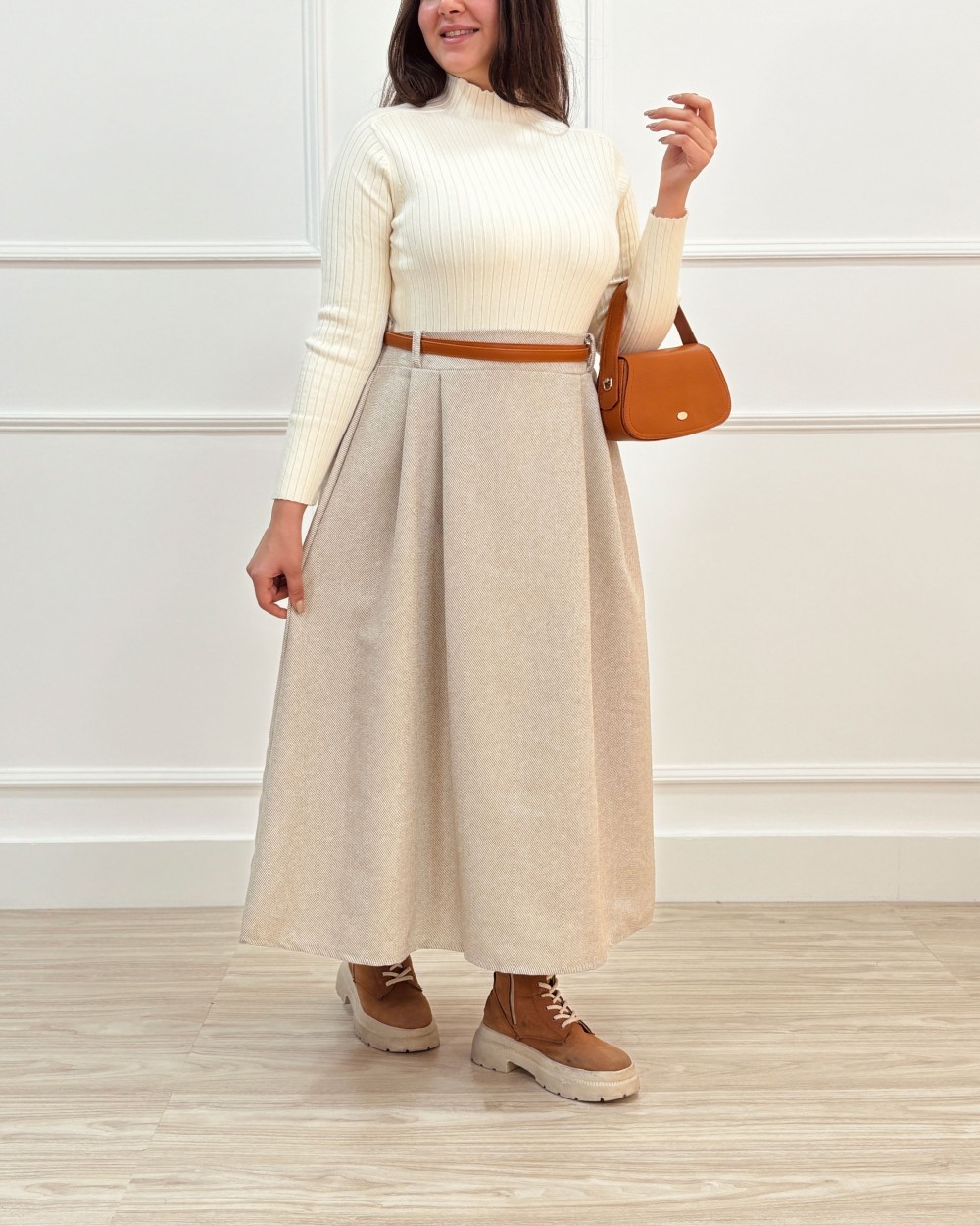 دامن موژان کد محصول 1031 ( پشمی )