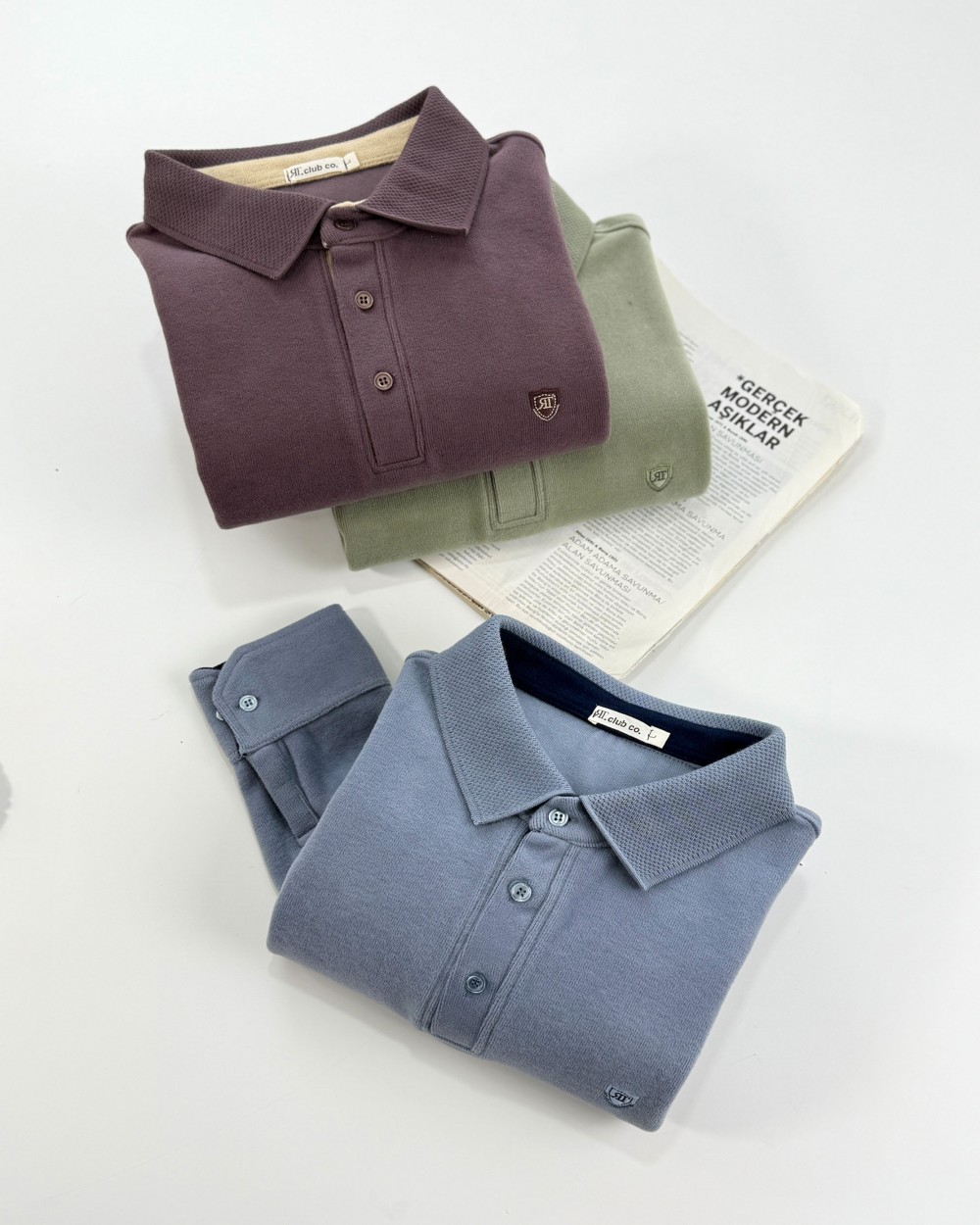 بلوز سلانیک یقه دکمه دار 1538