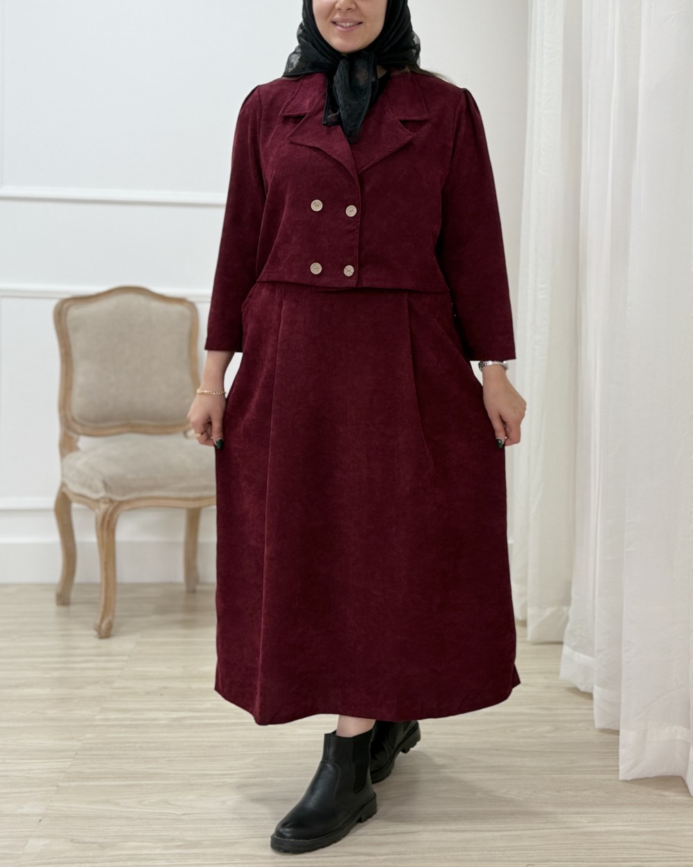 ست کت و دامن میرا کد محصول 909