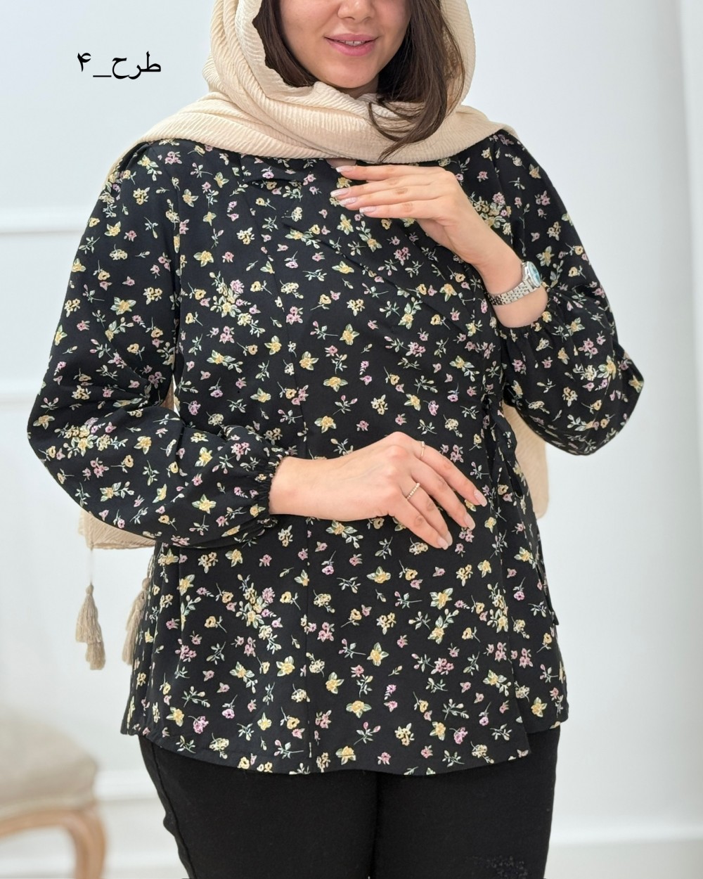 شومیز الیزه پرنس  کد محصول 1504