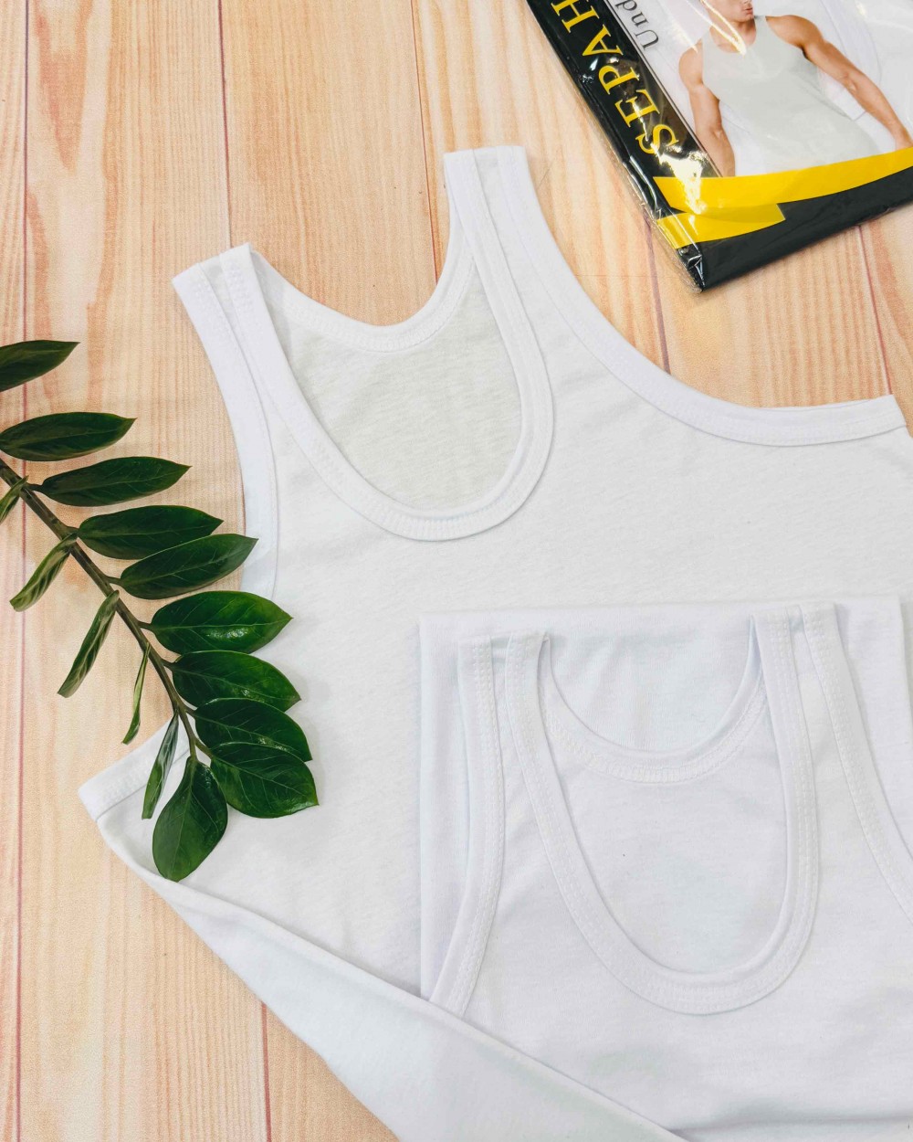 رکابی مردانه سفید کد محصول 1074