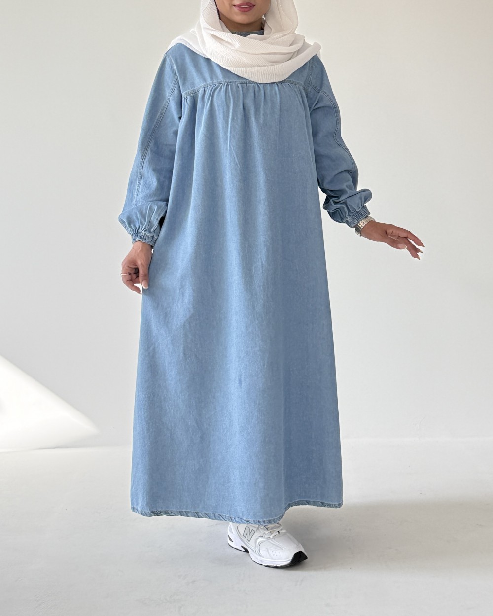 پیراهن مانتویی جین آویشن کد محصول 956