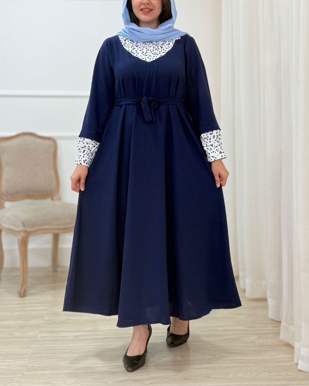 پیراهن ارغوان کد محصول 1585