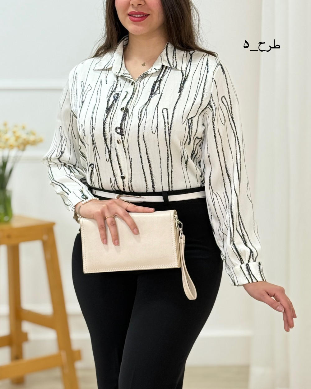 شومیز مجلسی الیزه  کد محصول 1588