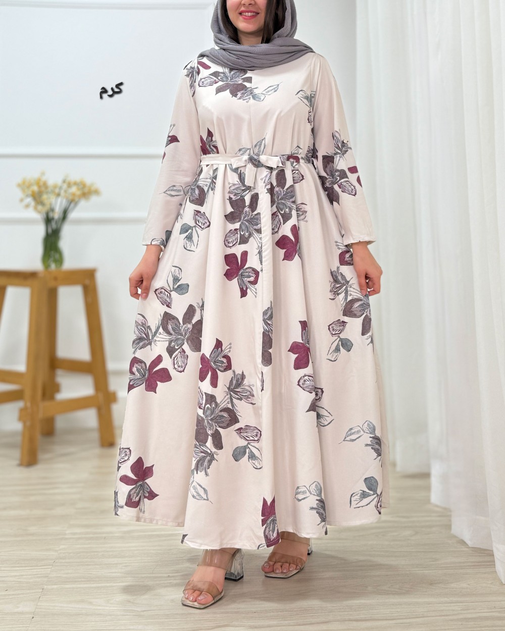 پیراهن مانتویی تمنا کد محصول 1589