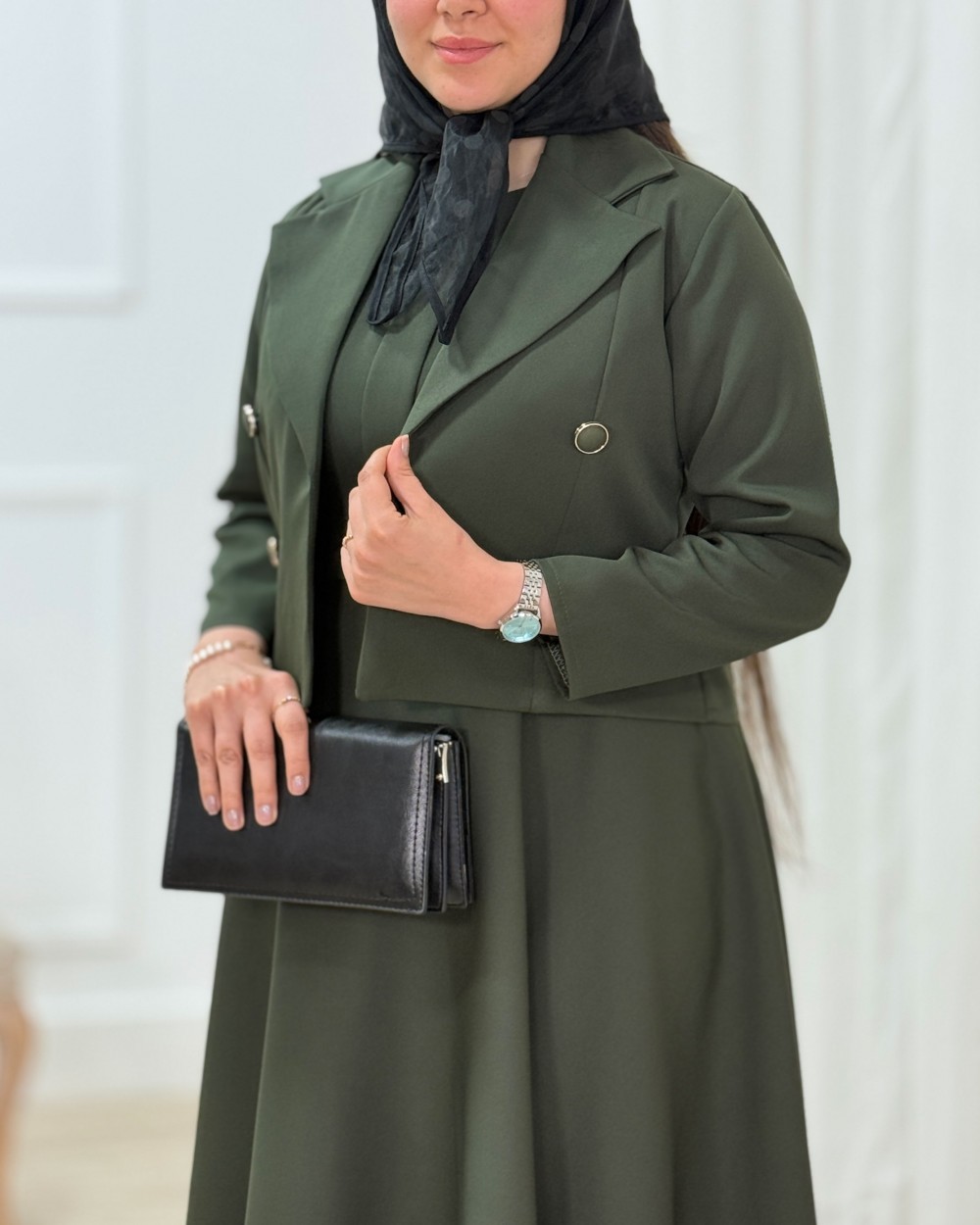 کت و سارافون زنانه دیبا  کد محصول 1607