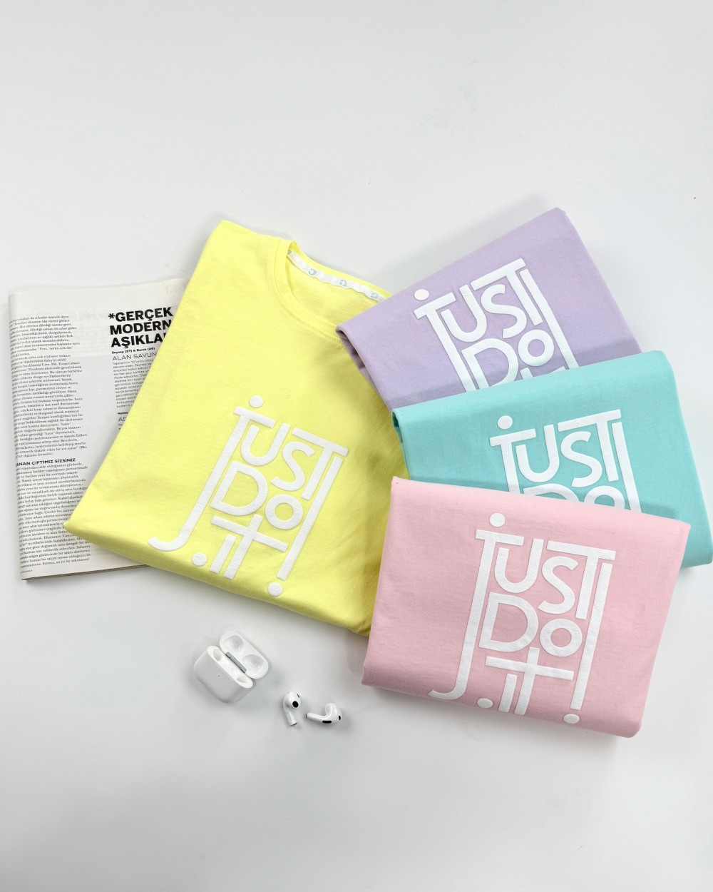 تیشرت باکسی just do it کد 1850