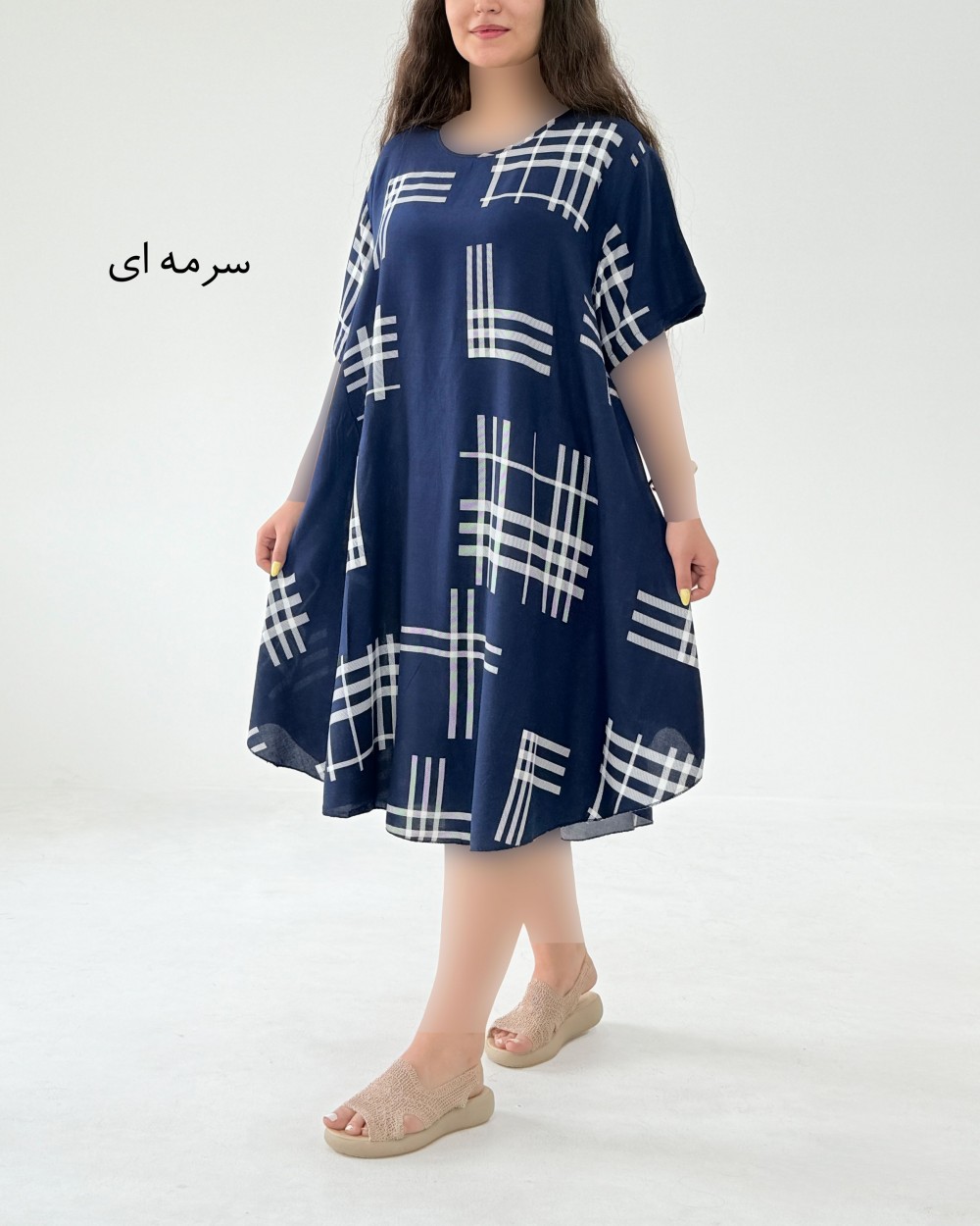 پیراهن چهارخونه لامبادا کد 1855